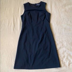 LANDS’ END NAVY SLEEVELESS SHEATH DRESS SIZE 4
